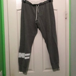 Grey Pink brand jogger sweats